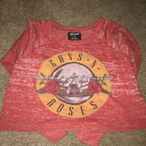 Guns n Roses Cropped Sweatshirt